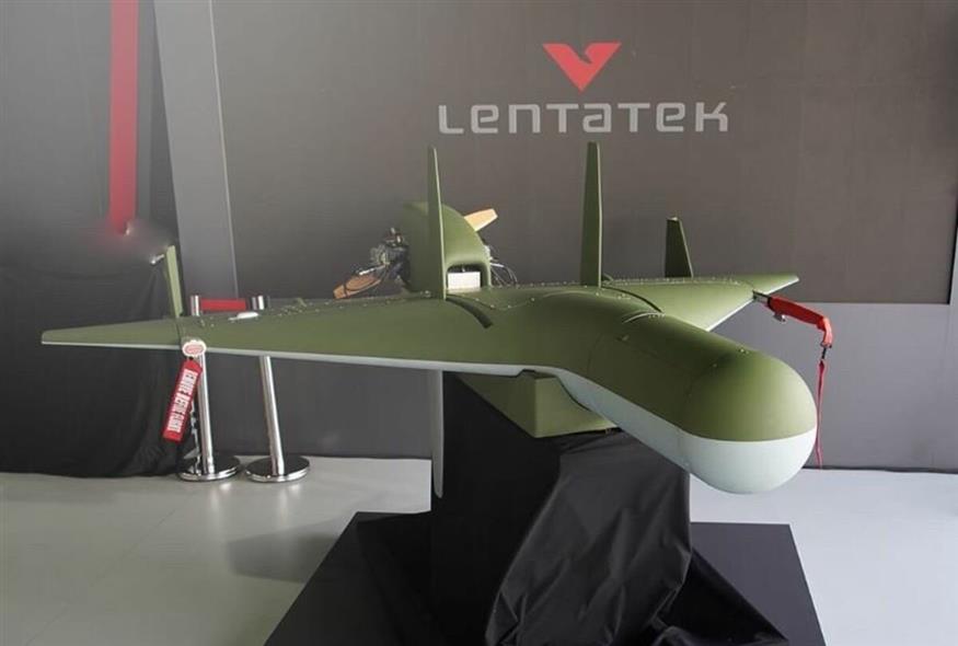 Το drone καμικάζι που παρουσιάστηκε στο περιθώριο της άσκησης EFES 2022 / Lentatek/Twitter