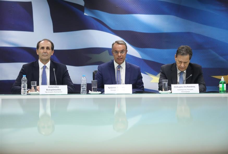 Δηλώσεις για την εξειδίκευση των οικονομικών μέτρων που ανακοίνωσε ο Πρωθυπουργός στην 86η Διεθνή Έκθεση Θεσσαλονίκης από την πολιτική ηγεσία του Υπουργείου Οικονομικών / ΓΙΑΝΝΗΣ ΠΑΝΑΓΟΠΟΥΛΟΣ/EUROKINISSI