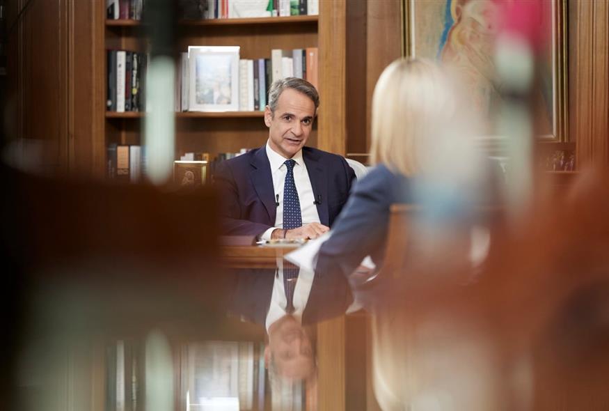 Συνέντευξη Κυριάκου Μητσοτάκη στον ΣΚΑΪ (Γραφείο Τύπου του Πρωθυπουργού)