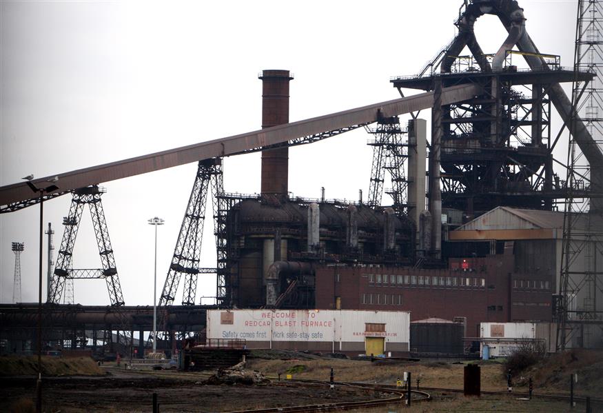 Υπό κατάρρευση η British Steel/(AP Photo/Scott Heppell)