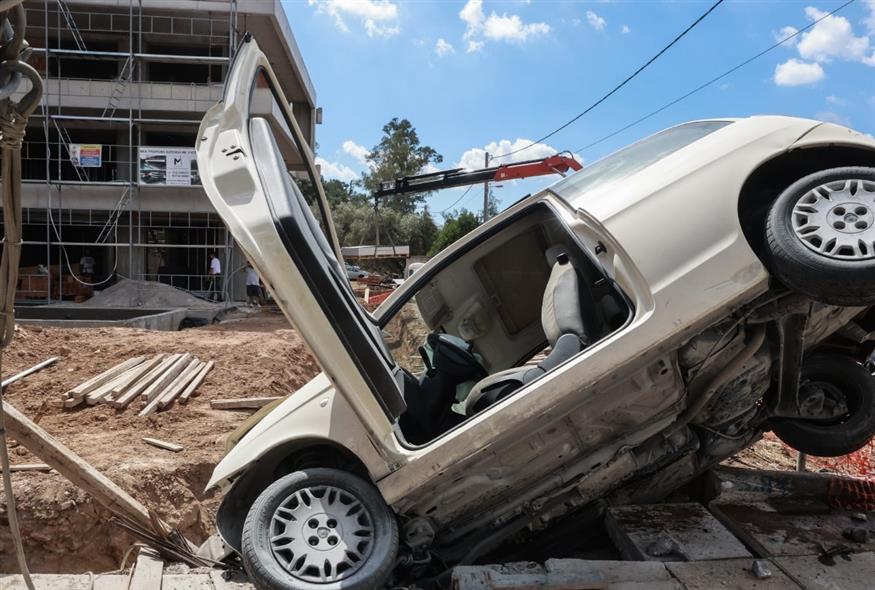 Επεισοδιακή καταδίωξη κλεμμένου αυτοκινήτου (EUROKINISSI)