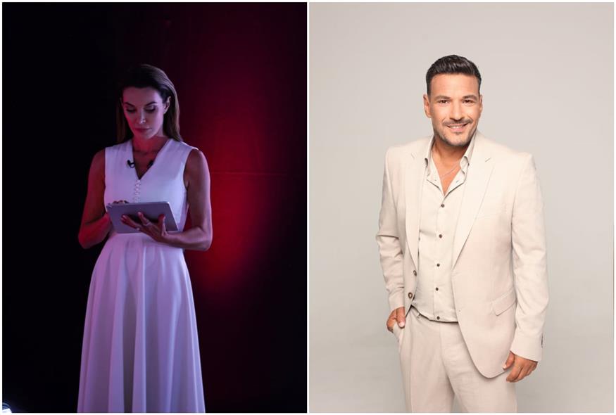 Τατιάνα Στεφανίδου και Κώστας Τσουρός (Copyright: ΣΚΑΪ)