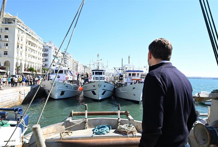 Ο Νίκος Ανδρουλάκης στη Θεσσαλονίκη Ο Νίκος Ανδρουλάκης στη Θεσσαλονίκη