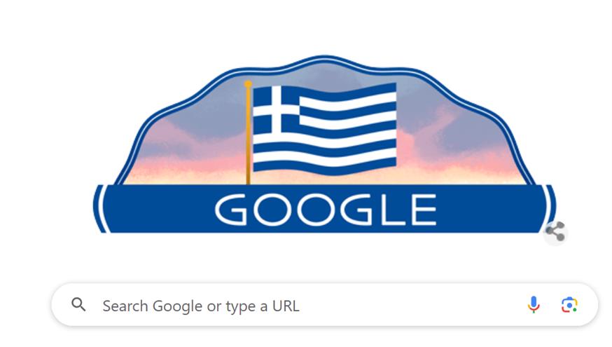 25η Μαρτίου - Το doodle της Google