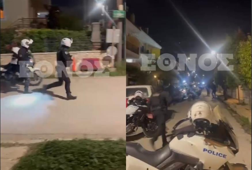 Κινηματογραφική καταδίωξη διαρρηκτών σε ταράτσα στον Γέρακα