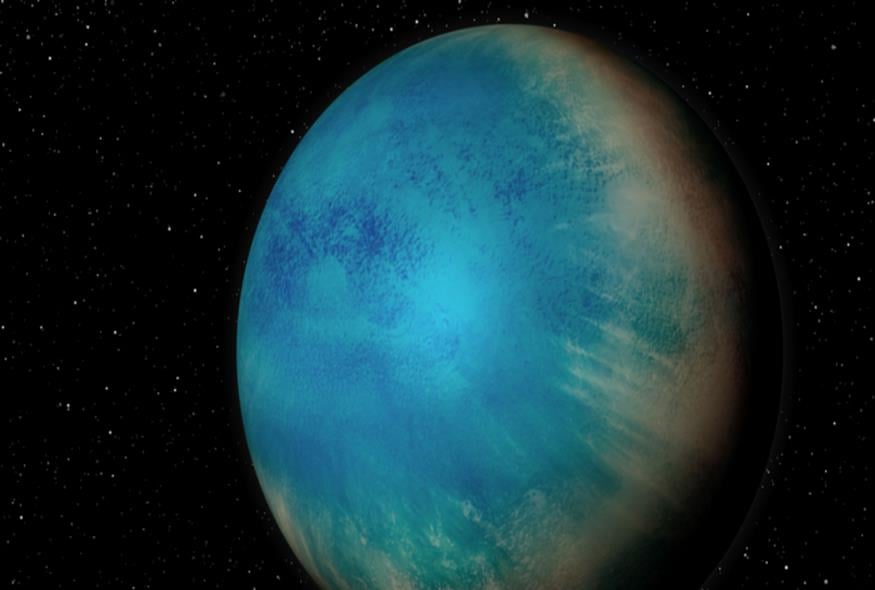 Καλλιτεχνική απεικόνιση του Εξωπλανήτη TOI-1452 / Benoit Gougeon, Universite de Montreal