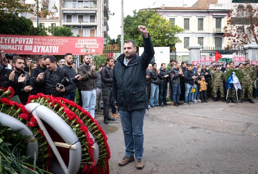 Κόσμος στις εκδηλώσεις για την επέτειο του Πολυτεχνείου