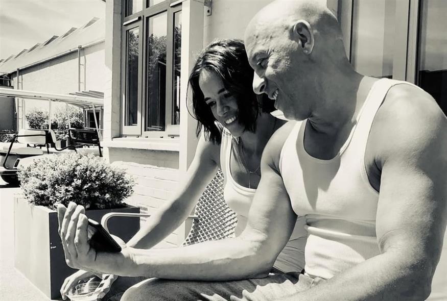 Ο Βιν Ντίζελ με τη σύζυγό του (Copyright: Instagram)