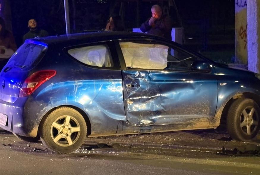 Τροχαίο στη Λάρισα (onlarissa.gr)