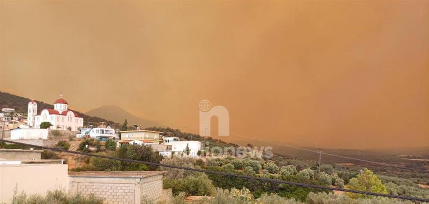 Κόλαση πυρός στο Ρέθυμνο (gallery)