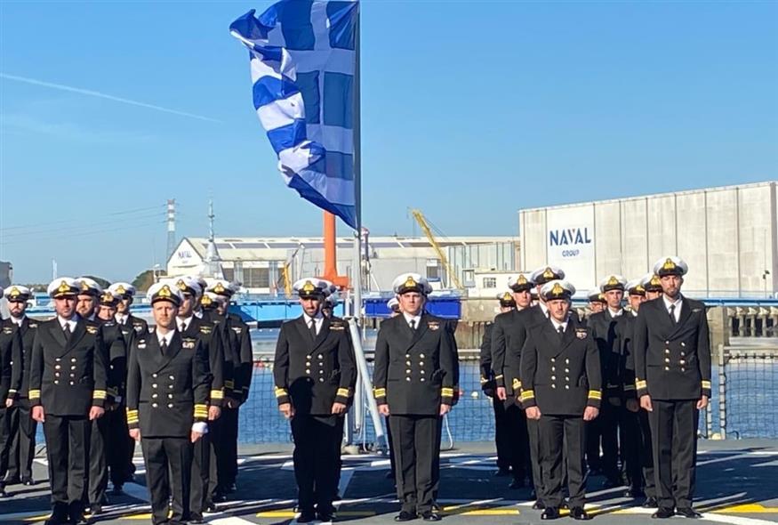 Φρεγάτα «Νέαρχος»: Η ελληνική σημαία στη δεύτερη Belharra Φρεγάτα «Νέαρχος»: Η ελληνική σημαία στη δεύτερη Belharra