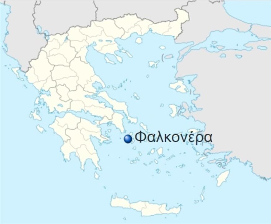 Το σημείο του ναυαγίου.