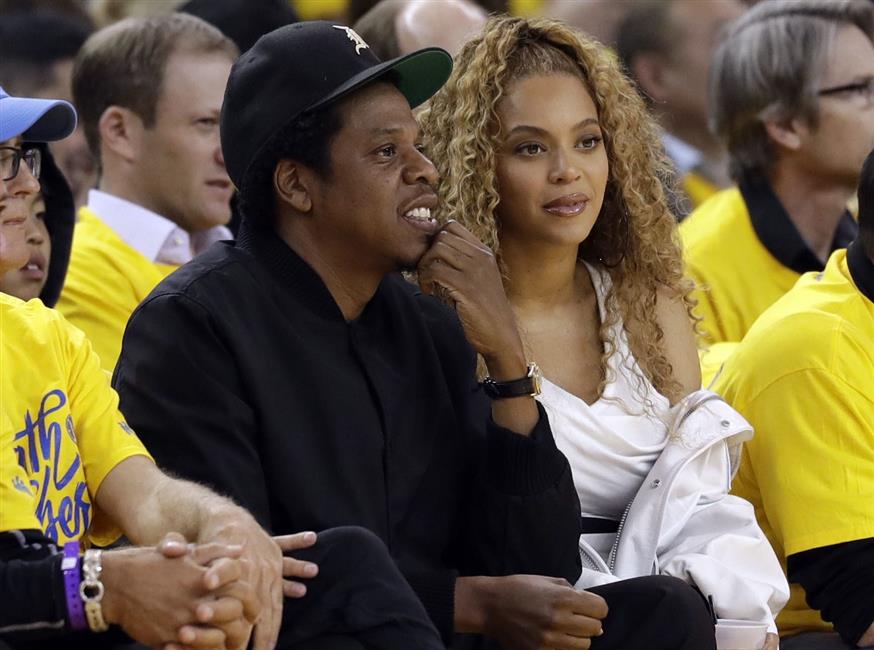 Beyonce και Jay Z (Copyright: AP Photo/Marcio Jose Sanchez)