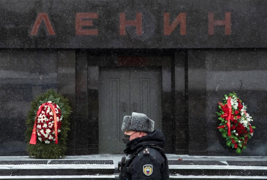 Το μαυσωλείο του Λένιν (AP Photo/Pavel Golovkin)