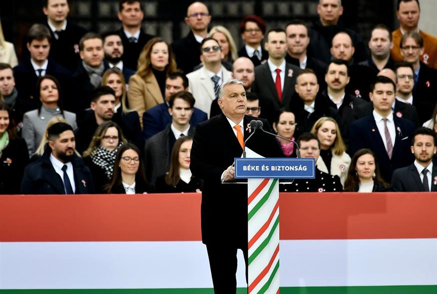 Ο δεξιός λαϊκιστής πρωθυπουργός της Ουγγαρίας, Βίκτορ Όρμπαν / AP Photo/Anna Szilagyi