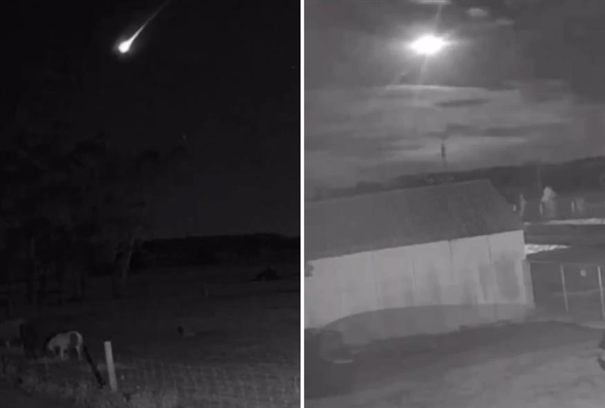 Πτώση μετεωρίτη στην Αυστραλία /twitter-video capture