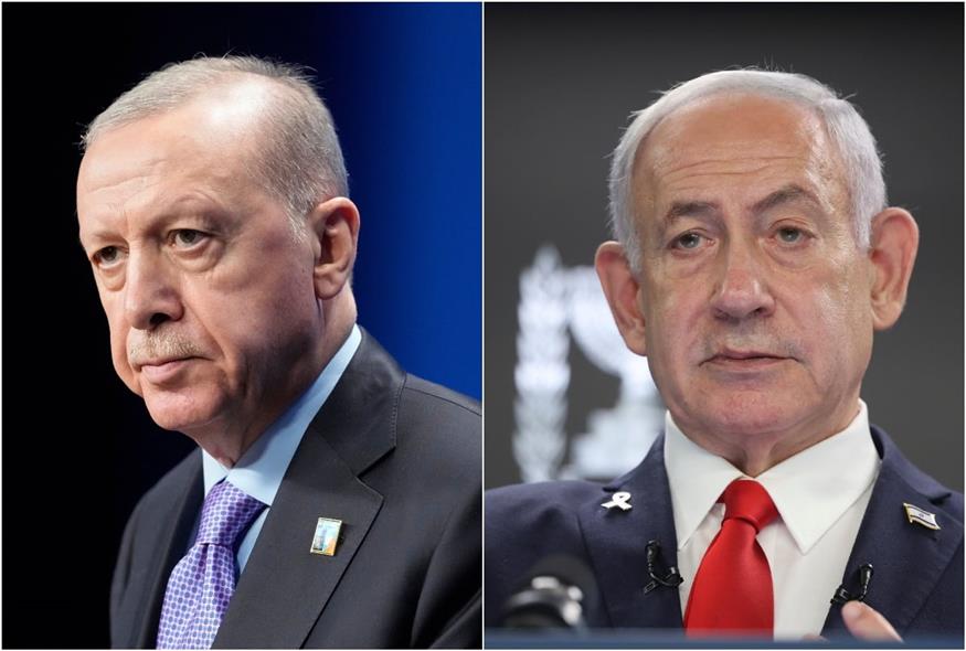 Ρετζέπ Ταγίπ Ερντογάν - Μπέντζαμιν Νετανιάχου (AP)