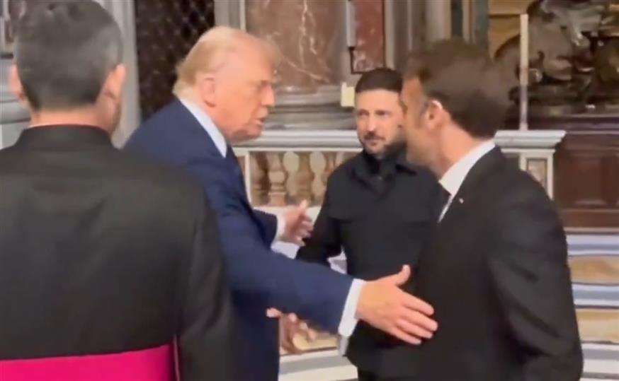 Τραμπ, Μακρόν, Ζελένσκι (Χ)