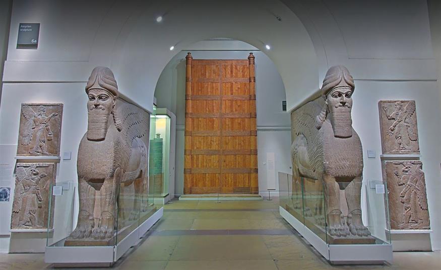 Assyrian galleries - Βρετανικό Μουσείο (copyright Twitter)