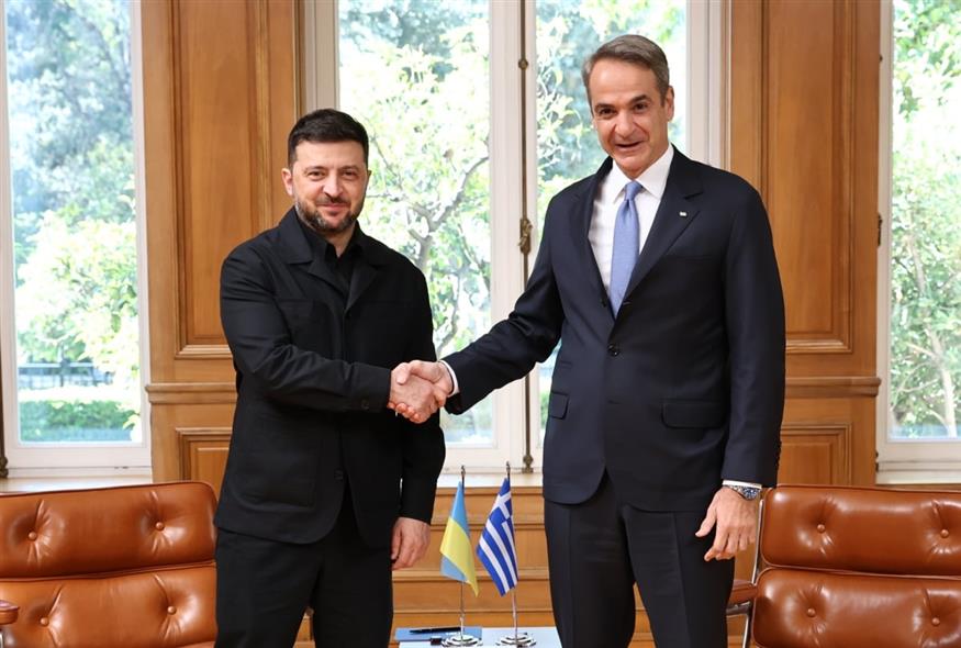 Μητσοτάκης και Ζελένσκι/ΙΝΤΙΜΕ