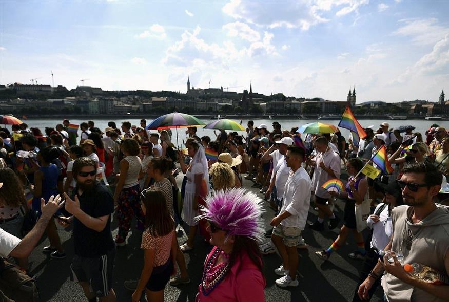 Χιλιάδες κόσμου στο Pride της Βουδαπέστης (φωτογραφία αρχείου/ Associated Press)