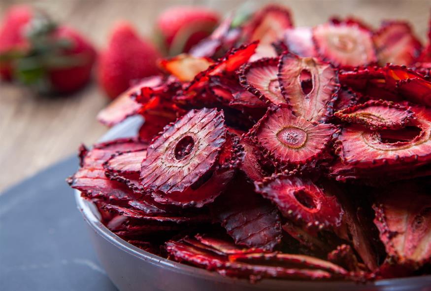 Αποξηραμένες φράουλες / freepic