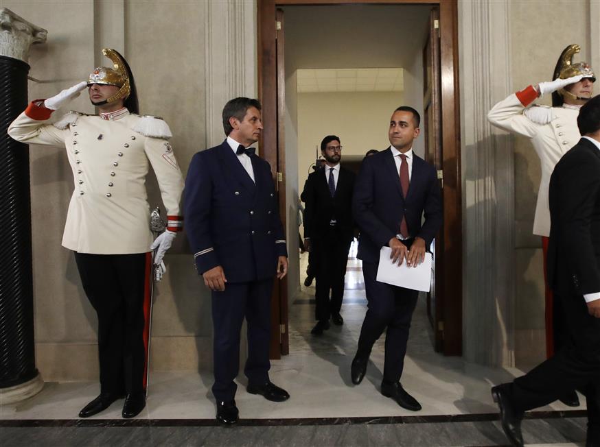 Νέος υπουργός Εξωτερικών της Ιταλίας ο Λουίτζι Ντι Μάιο (AP Photo/Alessandra Tarantino)
