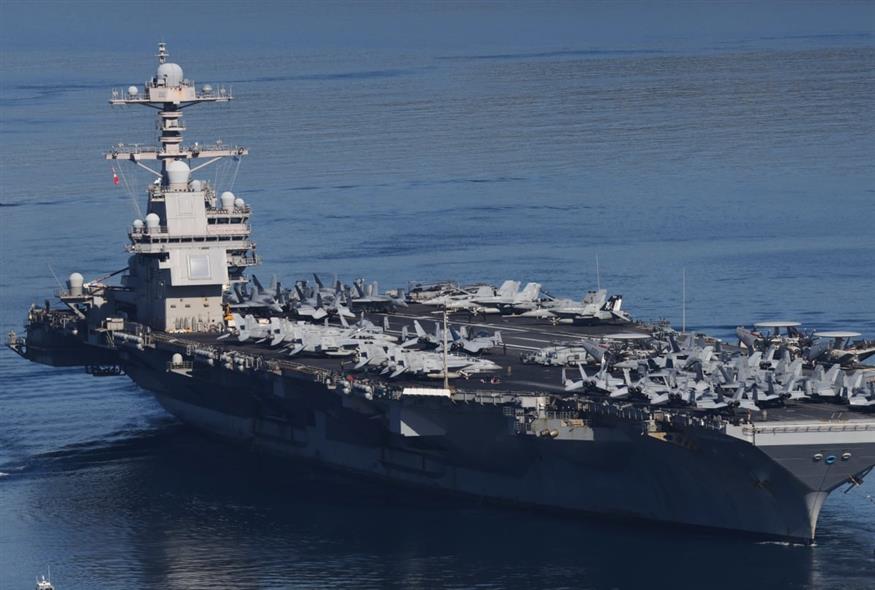 Το αεροπλανοφόρο USS Gerald R. Ford (AP)