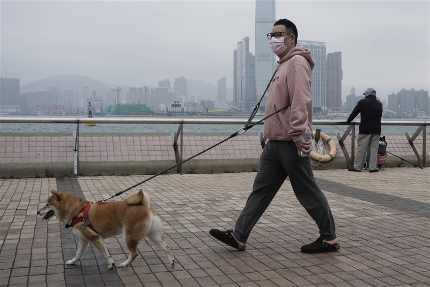 Κοροναϊός στο Χονγκ Κονγκ/(AP Photo/Kin Cheung)