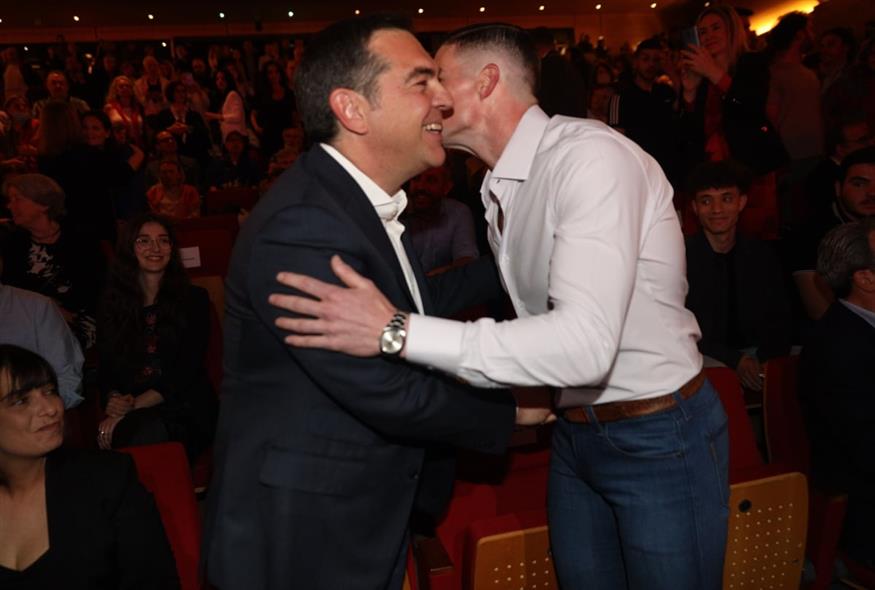 Αλέξης Τσίπρας - Τάιλερ Μακμπέθ (ΓΙΑΝΝΗΣ ΠΑΝΑΓΟΠΟΥΛΟΣ/EUROKINISSI)