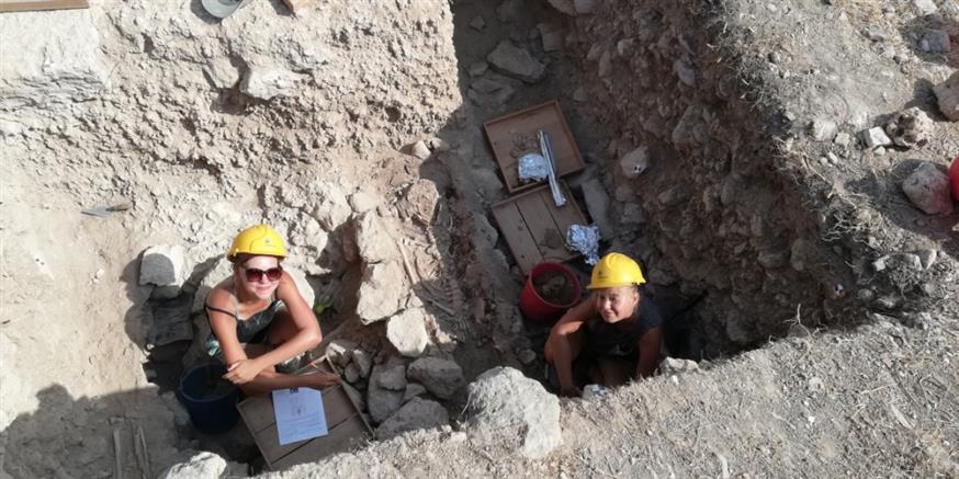 Ανασκαφές στην Νέα Πάφο (φωτ. Τμήμα Αρχαιοτήτων Κύπρου)