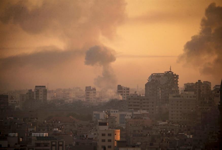 Ισραηλινά πλήγματα στη Γάζα (EPA/MOHAMMED SABER)
