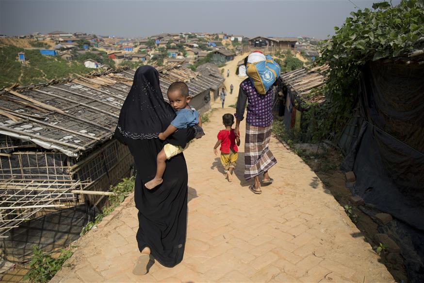 Πρόσφυγες Ροχίνγκια/(AP Photo/Dar Yasin)