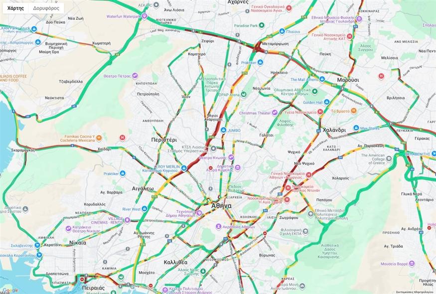 Κίνηση στους δρόμους