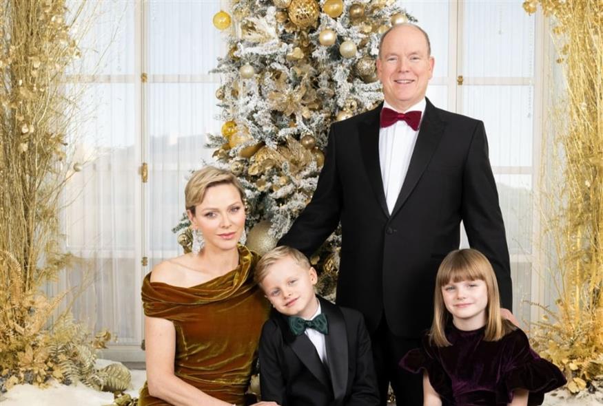 O Πρίγκιπας Αλβέρτος με την οικογένειά του (Copyright: Instagram)