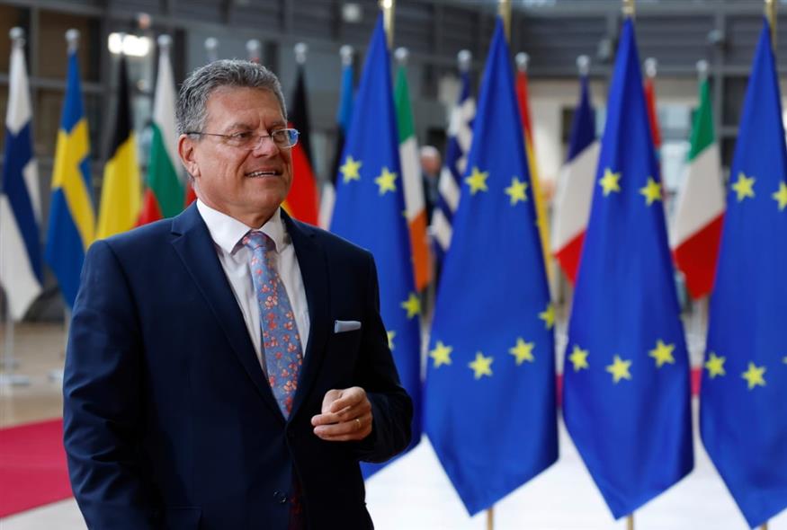 O Επίτροπος Εμπορίου Μάρος Σέφκοβιτς (AP)