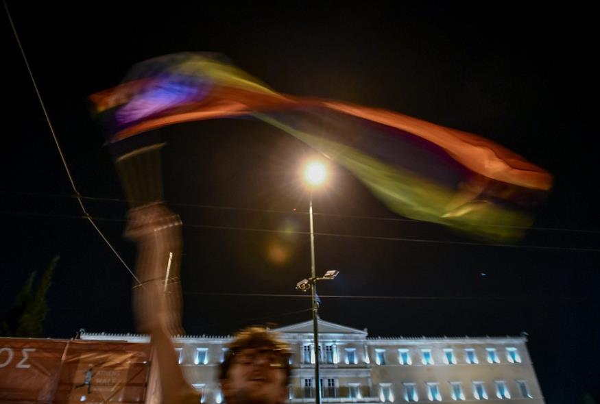 Διαδήλωση για τα δικαιώματα της ΛΟΑΤΚΙ κοινότητας στην Αθήνα/EUROKINISSI/ΤΑΤΙΑΝΑ ΜΠΟΛΑΡΗ