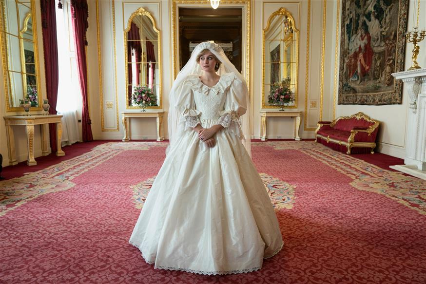 Η Έμα Κόριν στον ρόλο της πριγκίπισσας Νταϊάνα (Copyright: Netflix)