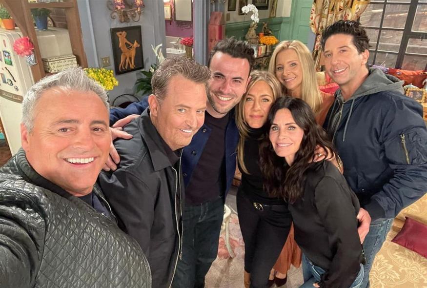 Από τα γυρίσματα «Friends: The Reunion» (Copyright: Instagram)