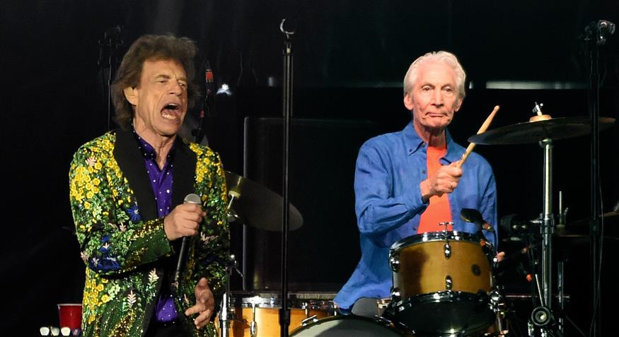 Rolling Stones - Μικ Τζάγκερ και Τσάρλι Γουάτς (AP Photo/Chris Pizzello, File)