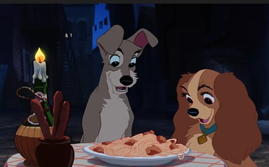 «Η Λαίδη κι ο Αλήτης» μοιράζονται ένα πιάτο σπαγγέτι με κεφτέδες