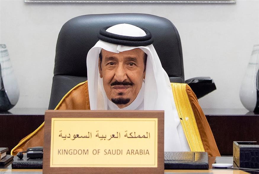 Ο βασιλιάς της Σαουδικής Αραβίας (Bandar Aljaloud/Saudi Royal Palace via AP, File)