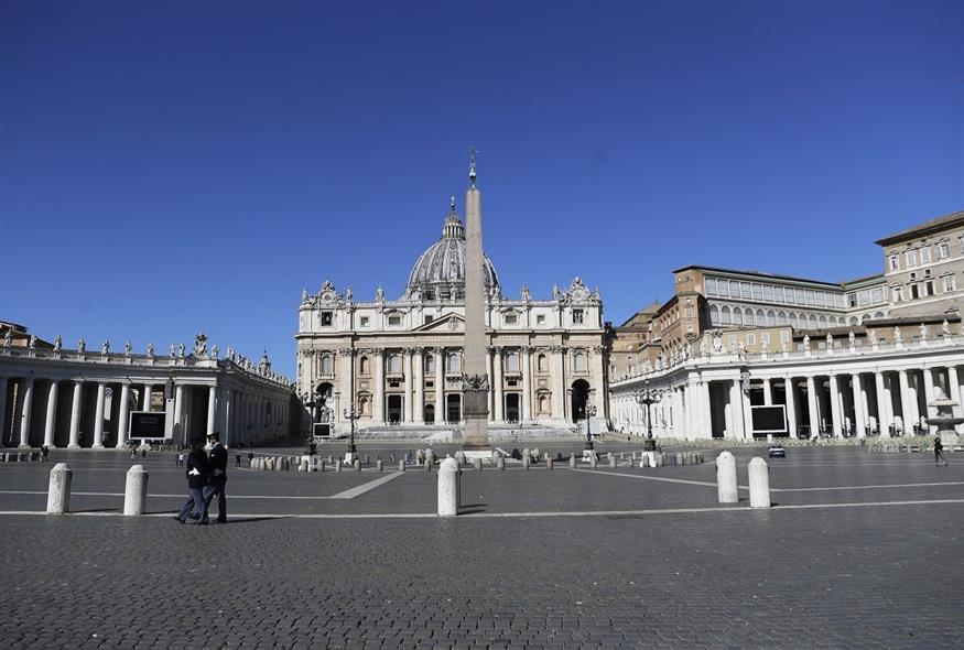 Η πλατεία του Αγίου Πέτρου στο Βατικανό (Associated Press)