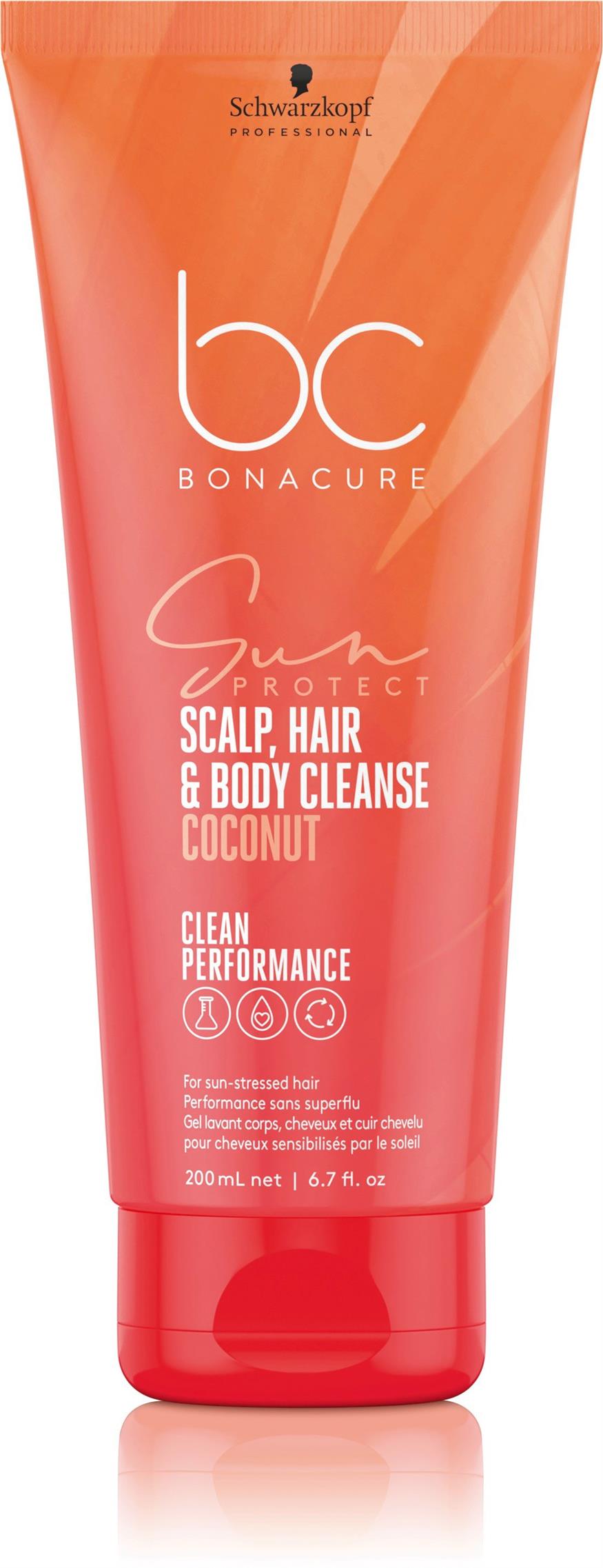 Bonacure Sun Protect 3-in1 Scalp, Hair & Body Cleanse