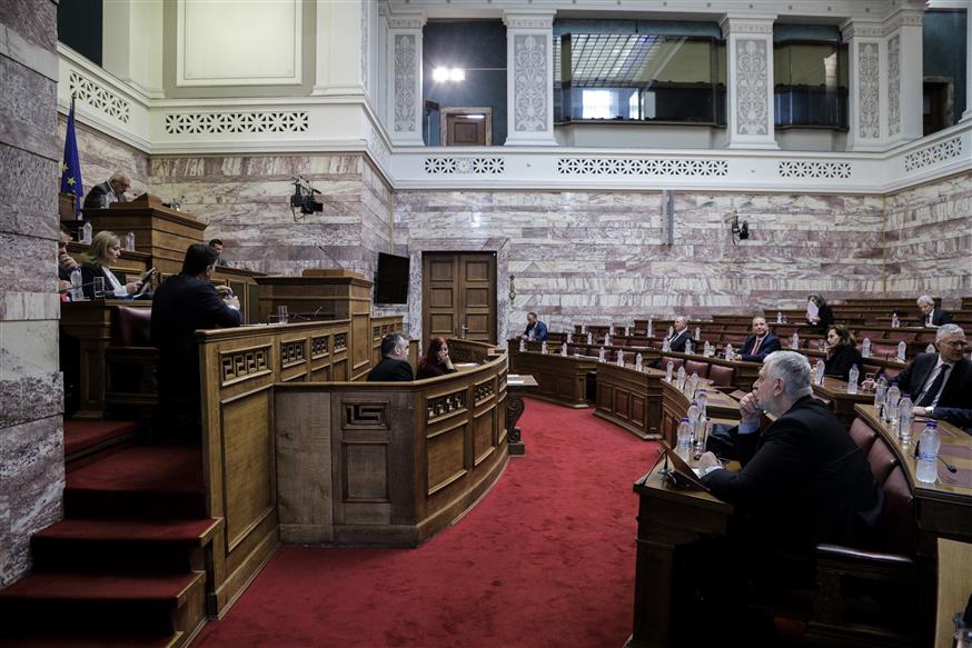 Στιγμιότυπο από παλαιότερη συνεδρίαση της Επιτροπής Εξωτερικών και Άμυνας (Copyright: Eurokinissi/Γιάννης Παναγόπουλος)