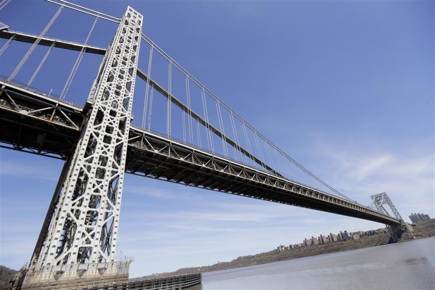 Γέφυρα George Washington στη Νέα Υόρκη/(AP Photo/Julio Cortez)