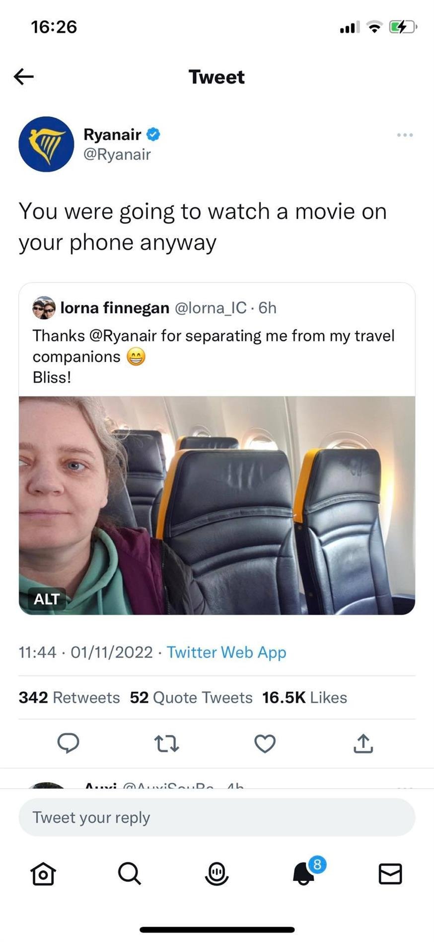Επική απάντηση της Ryanair