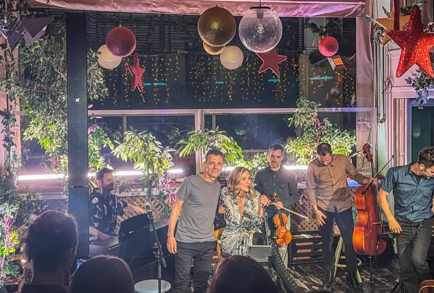 Μανώλης Φάμελλος και Νατάσσα Μποφίλιου (Copyright: ΕΘΝΟΣ)