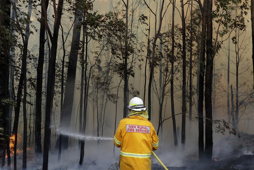 Φωτιές στην Αυστραλία/(AP Photo/Rick Rycroft)