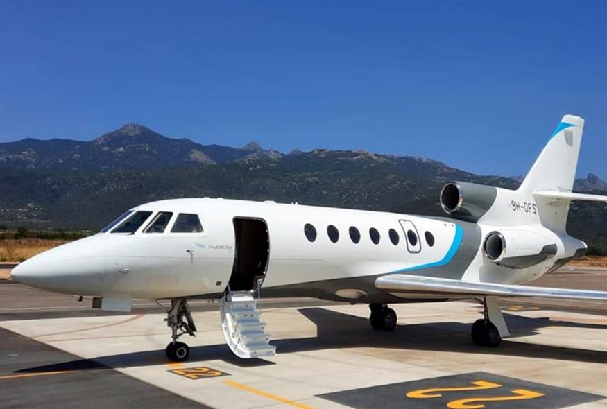 Αεροσκάφος Falcon-50 - Φωτογραφία αρχείου (aviapages.com)